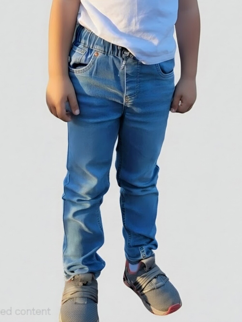 Levi's Boy's and Baby Skinny Fit Pull on Jeans (Size 7)